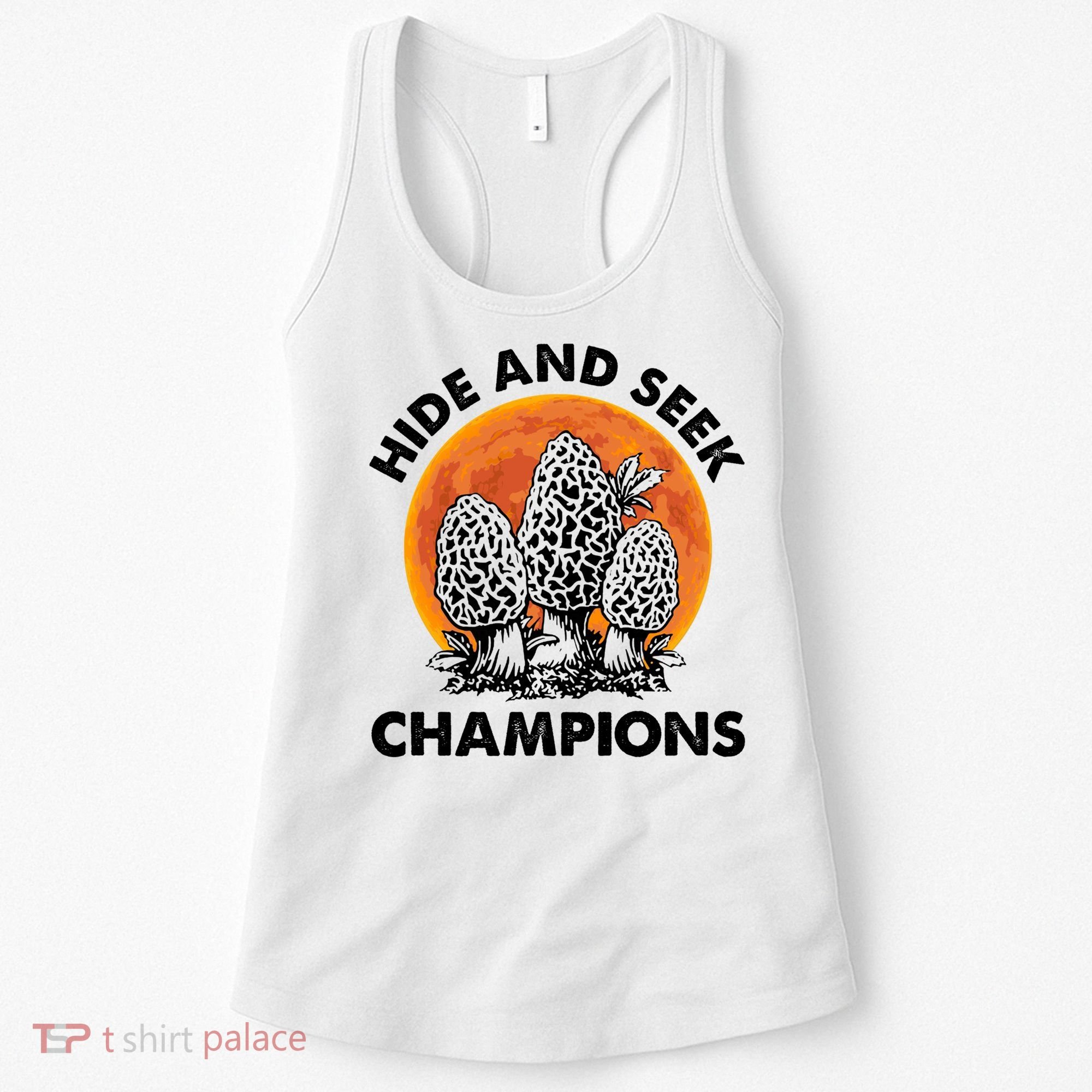Morels Mushroom Red Moon Hide And Seek Champion Gift Women's Tank Top