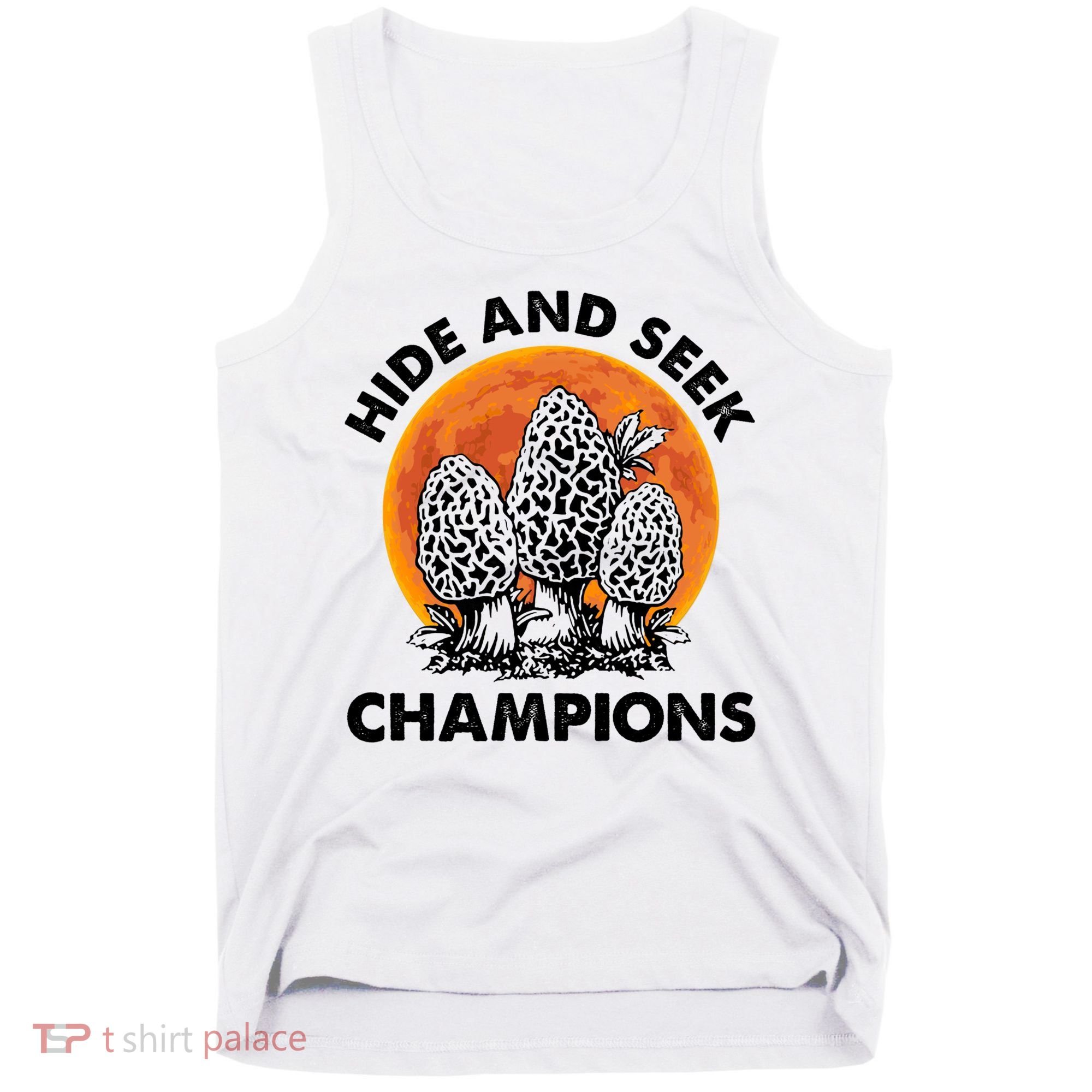 Morels Mushroom Red Moon Hide And Seek Champion Gift Tank Top
