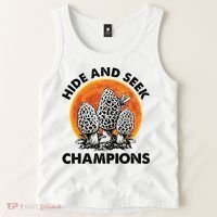 Morels Mushroom Red Moon Hide And Seek Champion Gift Tank Top thumb 2