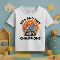Morels Mushroom Red Moon Hide And Seek Champion Gift Toddler T-Shirt thumb 3