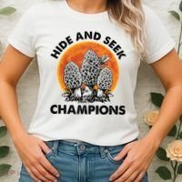 Morels Mushroom Red Moon Hide And Seek Champion Gift Women's T-Shirt thumb 2