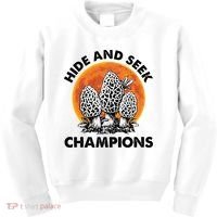 Morels Mushroom Red Moon Hide And Seek Champion Gift Kids Sweatshirt thumb 0