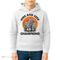 Morels Mushroom Red Moon Hide And Seek Champion Gift Kids Hoodie thumb 4