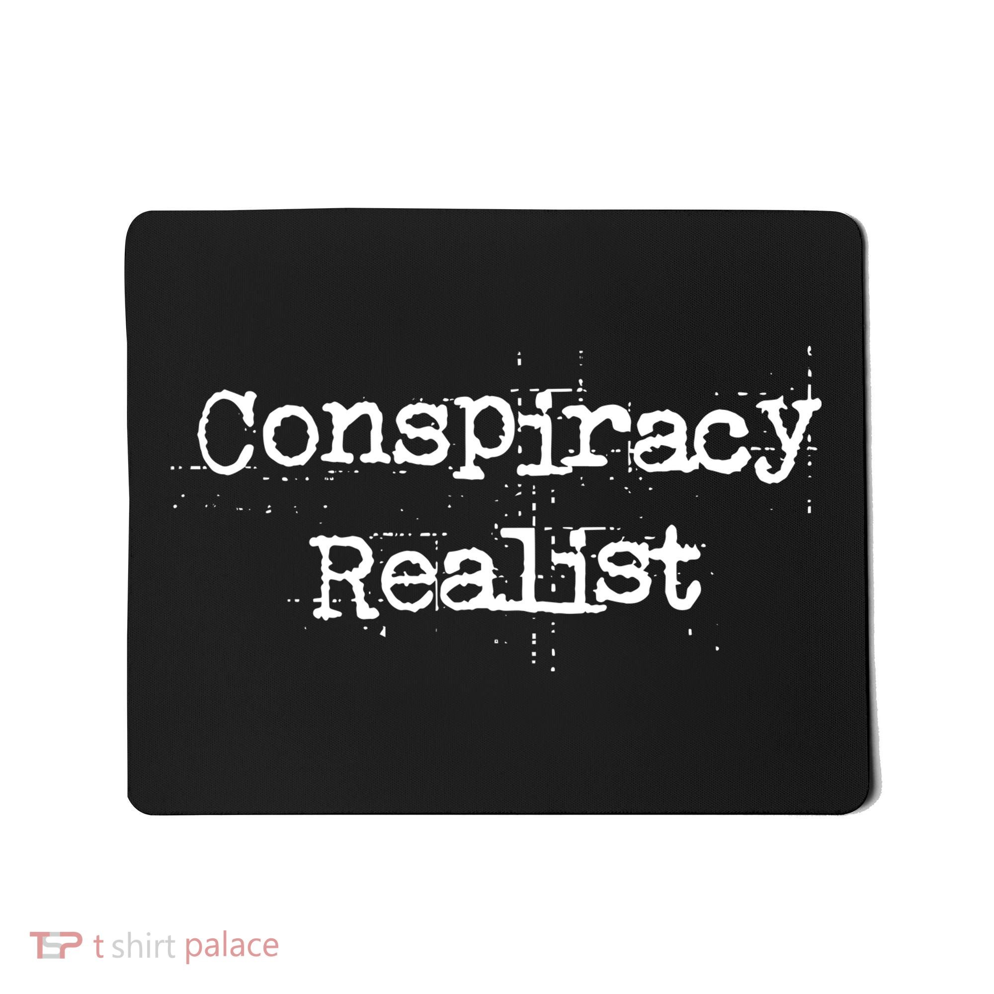 Mindy Mf Robinson Wearing Conspiracy Realist Mousepad