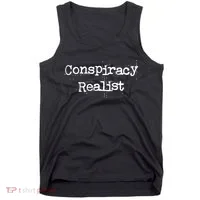 Mindy Mf Robinson Wearing Conspiracy Realist Tank Top thumb 0