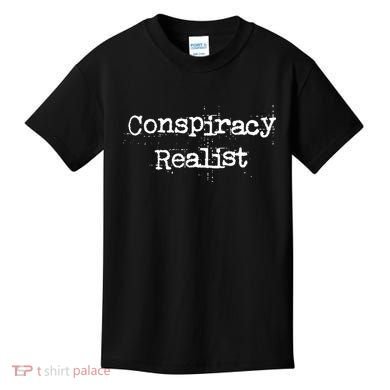 Mindy Mf Robinson Wearing Conspiracy Realist Kids T-Shirt