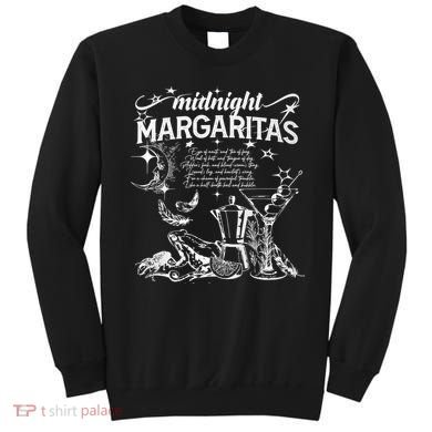 Midnight Margaritas Recipe Halloween Sweatshirt