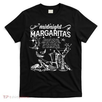 Midnight Margaritas Recipe Halloween T-Shirt