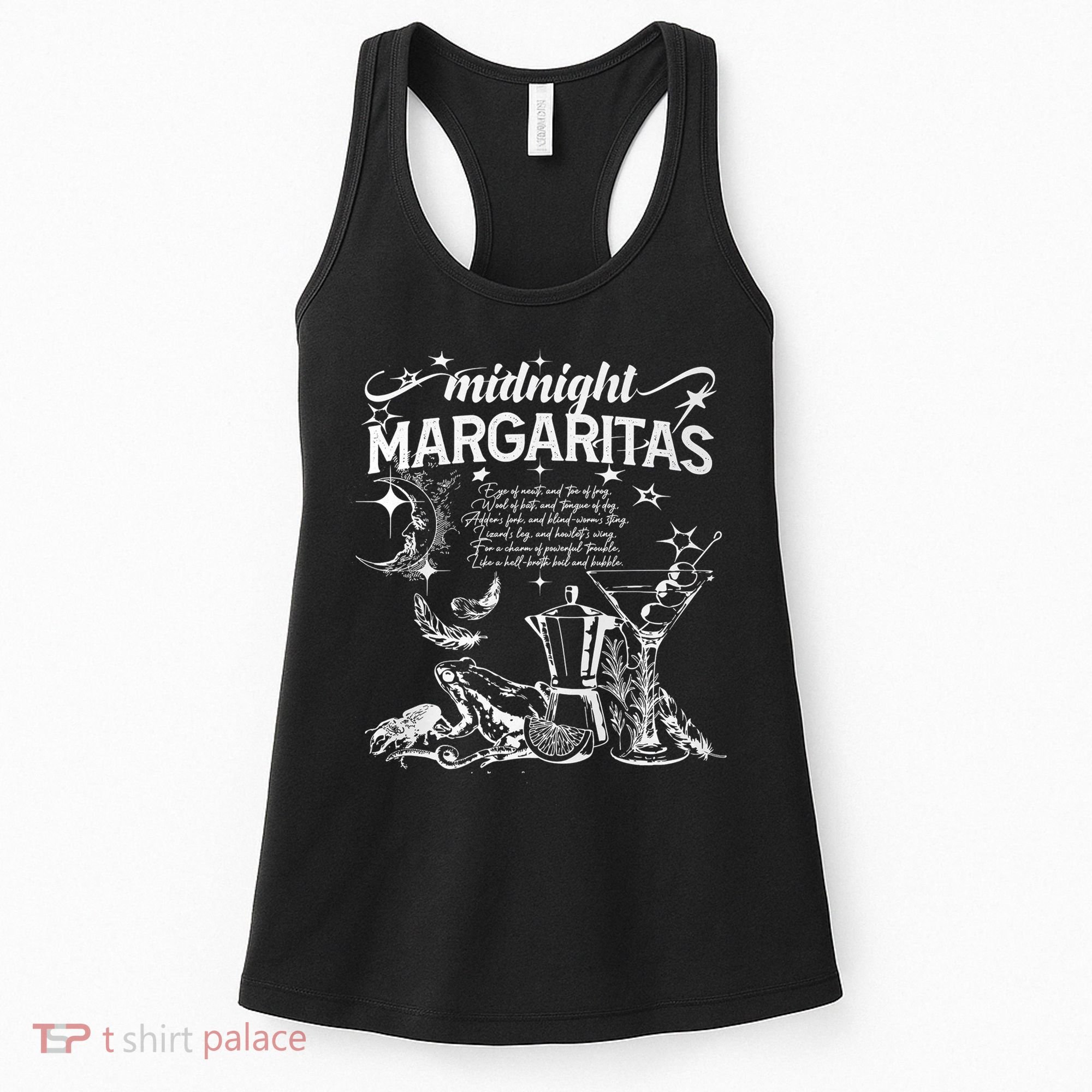 Midnight Margaritas Recipe Halloween Women's Tank Top