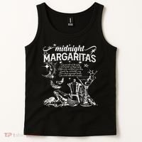 Midnight Margaritas Recipe Halloween Tank Top thumb 2