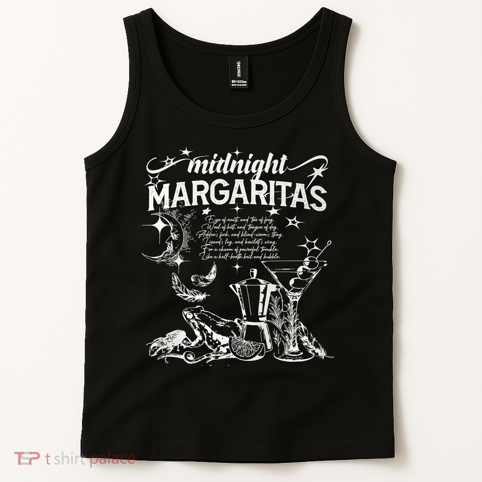 Midnight Margaritas Recipe Halloween Tank Top