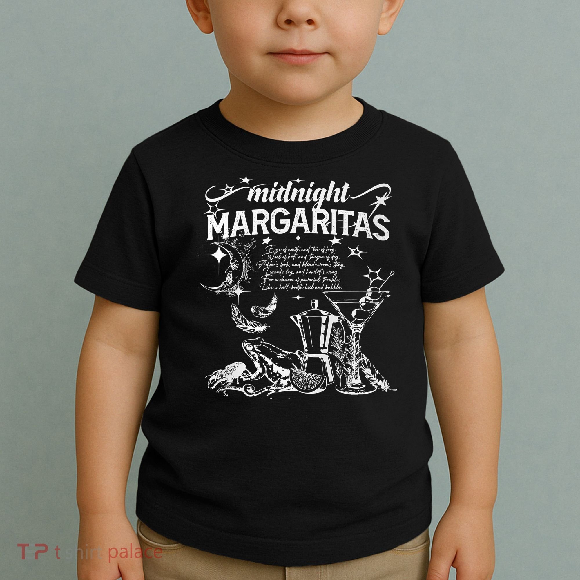 Midnight Margaritas Recipe Halloween Toddler T-Shirt