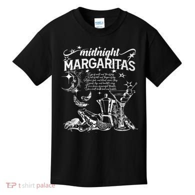 Midnight Margaritas Recipe Halloween Kids T-Shirt