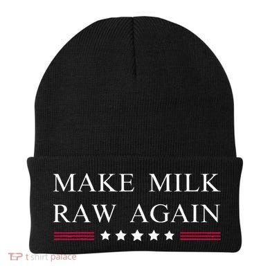 Make Milk Raw Again Funny Raw Milk Beanie