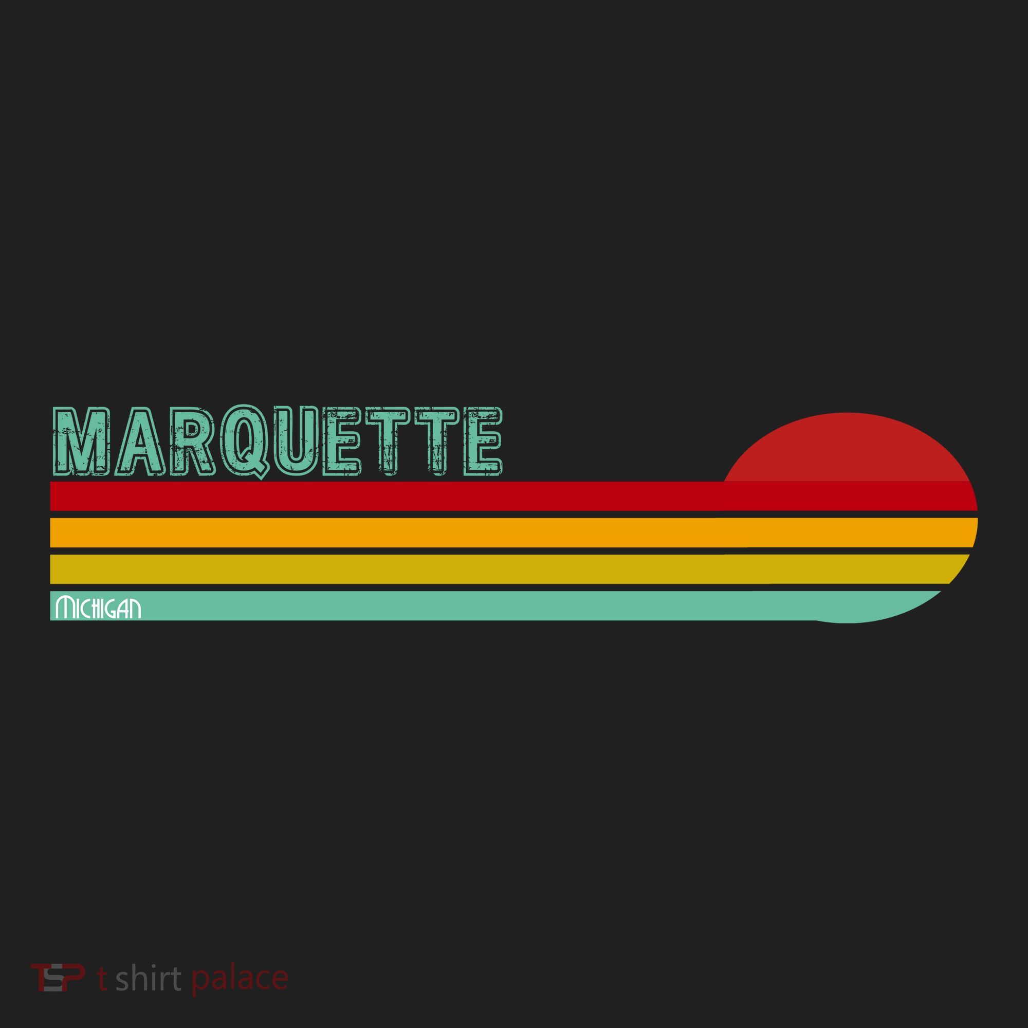 Marquette Michigan Retro Beanie