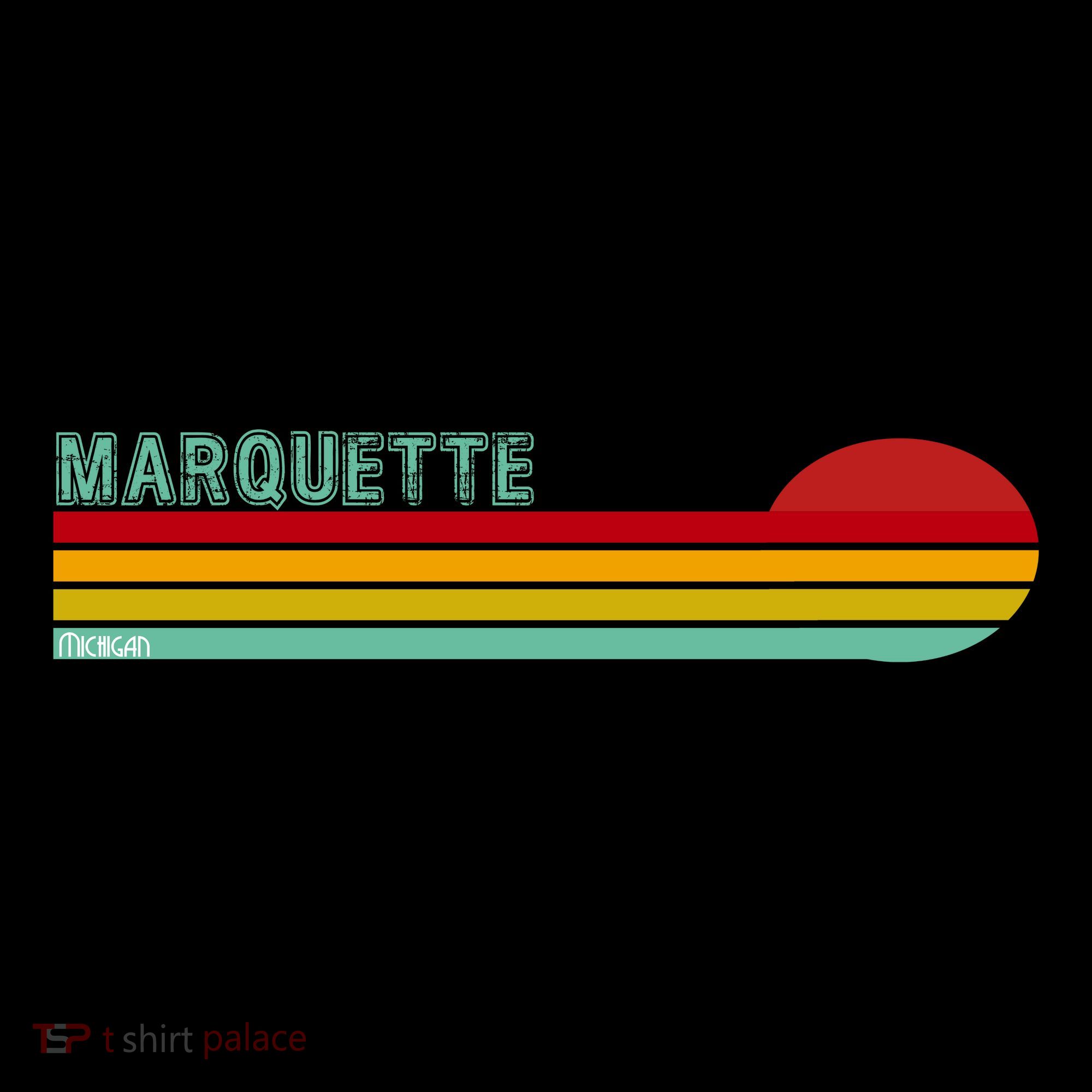 Marquette Michigan Retro Women's Hoodie