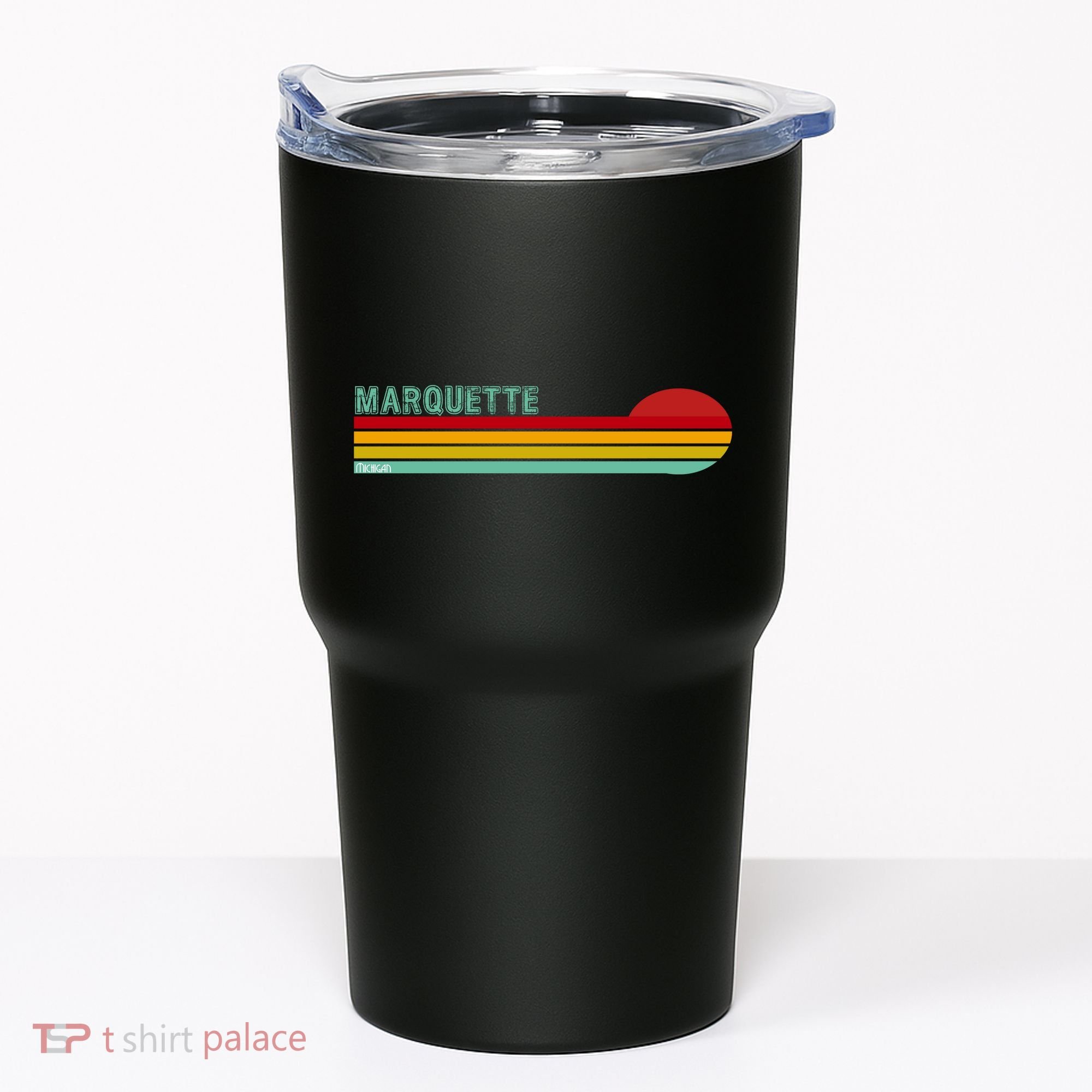 Marquette Michigan Retro Tumbler
