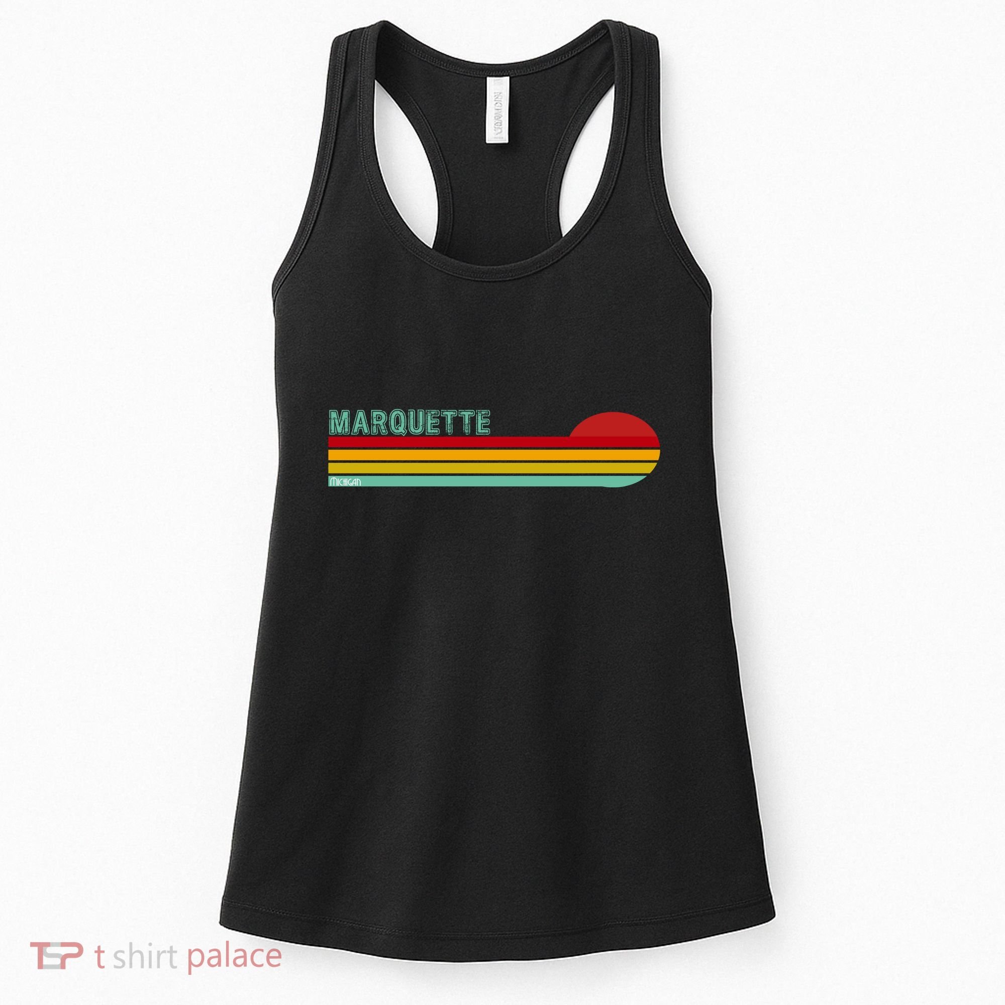 Marquette Michigan Retro Women's Tank Top