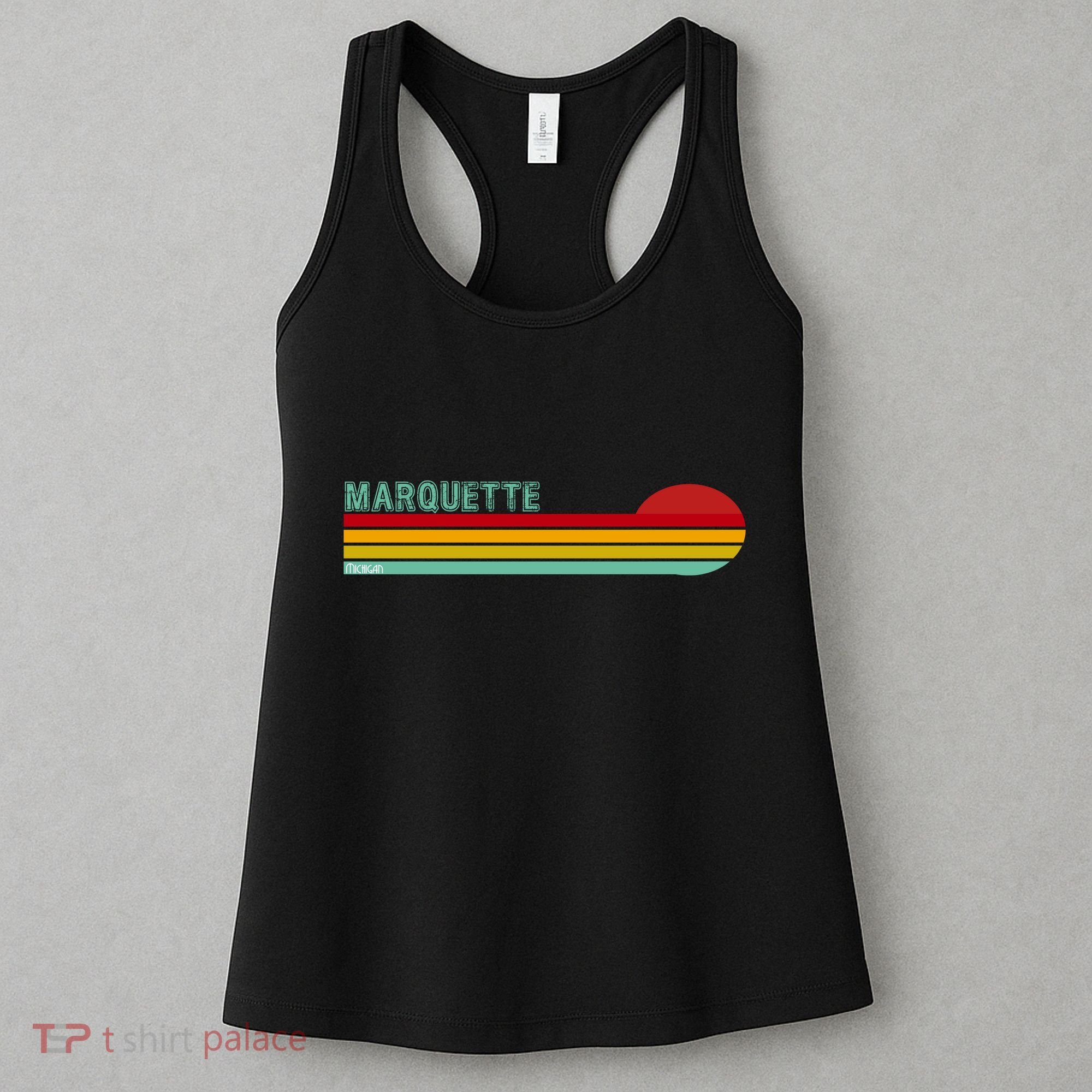 Marquette Michigan Retro Women's Tank Top