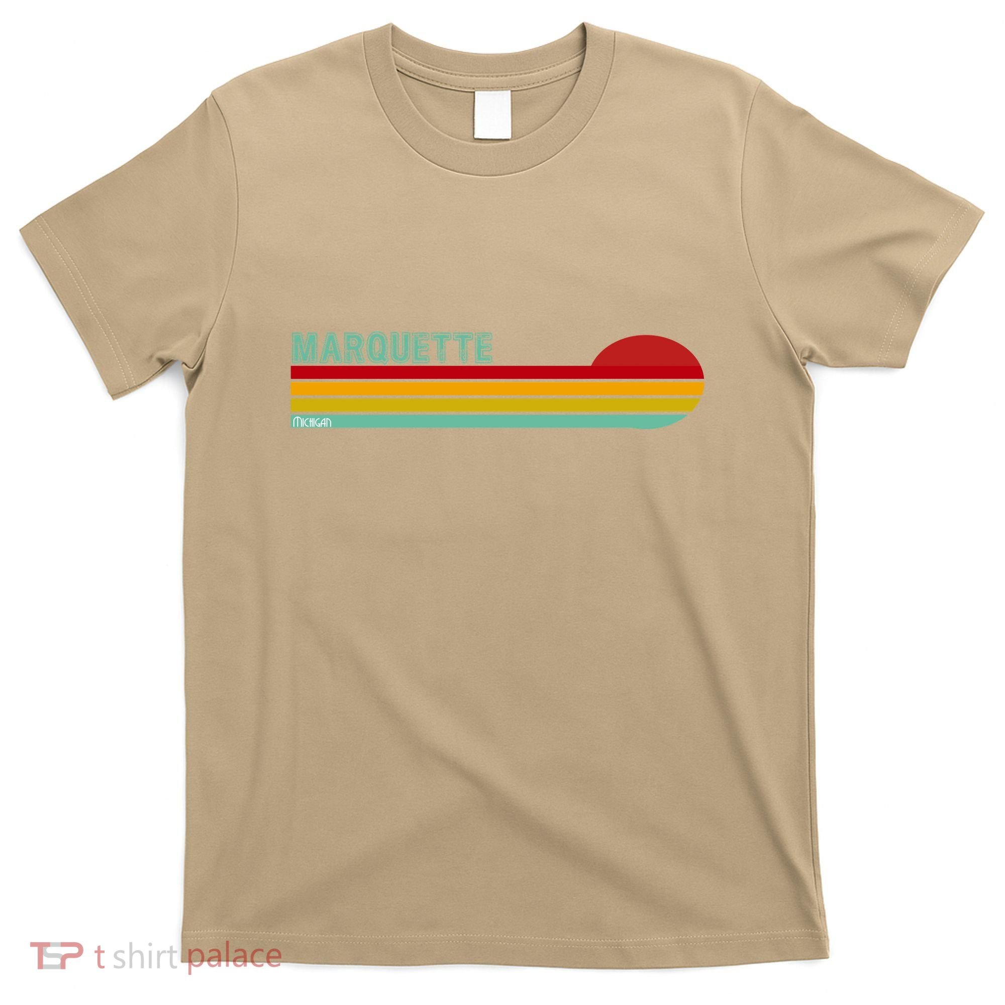 Marquette Michigan Retro T-Shirt