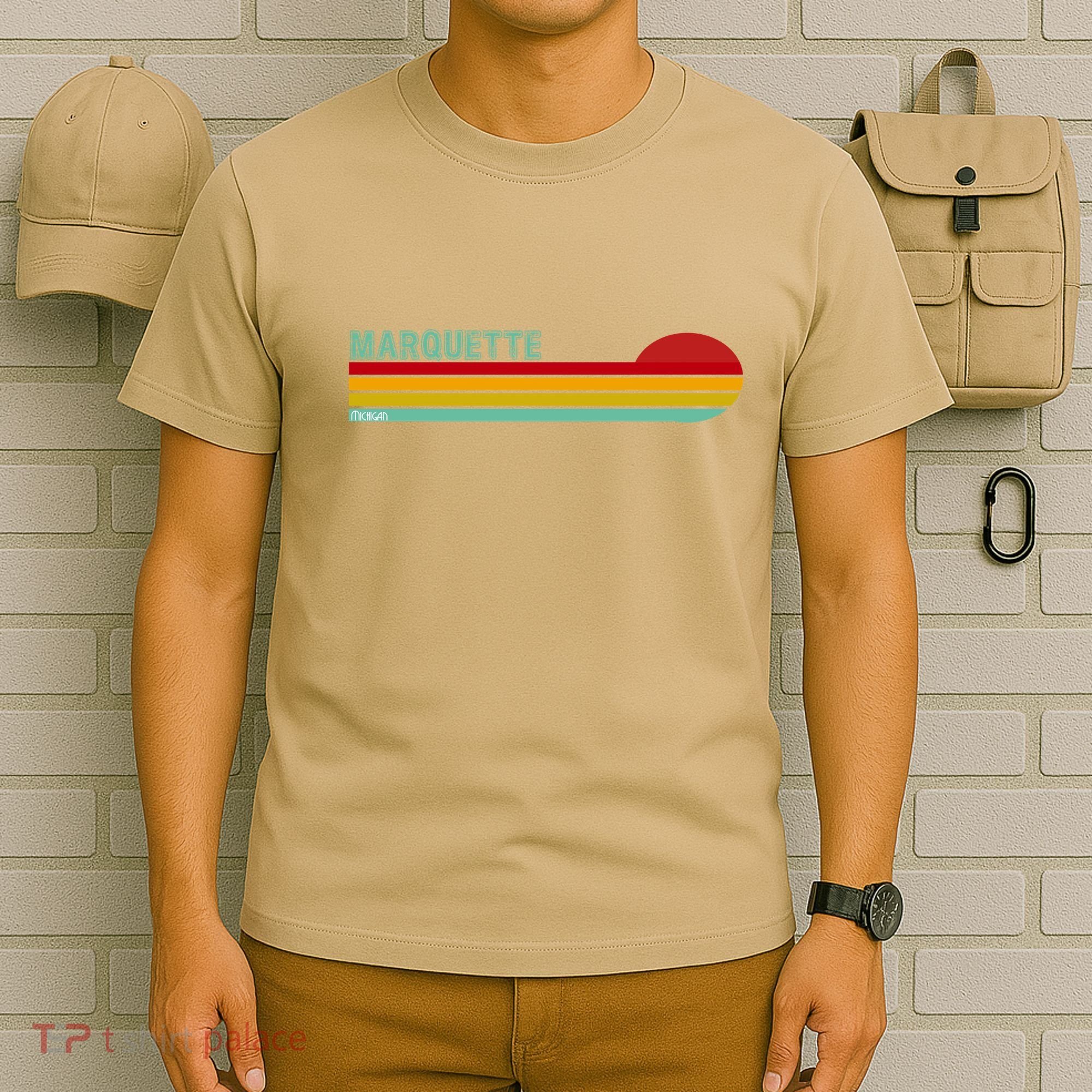 Marquette Michigan Retro T-Shirt