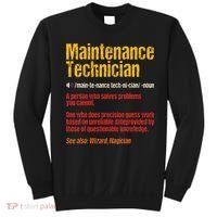 Maintenance Man retro Definition Technician  Sweatshirt thumb 0