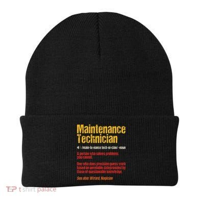 Maintenance Man retro Definition Technician  Beanie