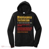 Maintenance Man retro Definition Technician  Women's Hoodie thumb 0