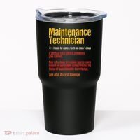 Maintenance Man retro Definition Technician  Tumbler thumb 0