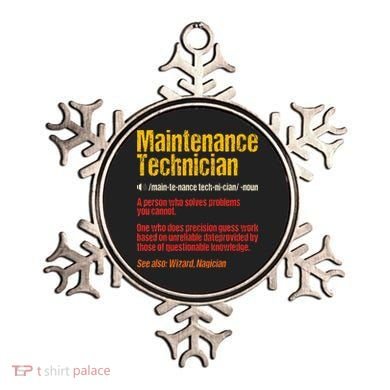 Maintenance Man retro Definition Technician  Ornament