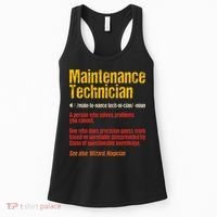Maintenance Man retro Definition Technician  Women's Tank Top thumb 0