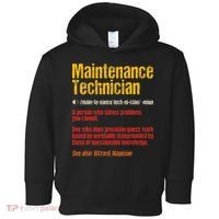 Maintenance Man retro Definition Technician  Toddler Hoodie thumb 0