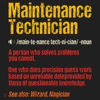 Maintenance Man retro Definition Technician  Golf Towel thumb 3