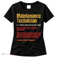 Maintenance Man retro Definition Technician  Women's T-Shirt thumb 0