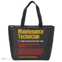 Maintenance Man retro Definition Technician  Tote Bag thumb 0