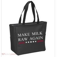 Make Milk Raw Again  Raw Milk Tote Bag thumb 2