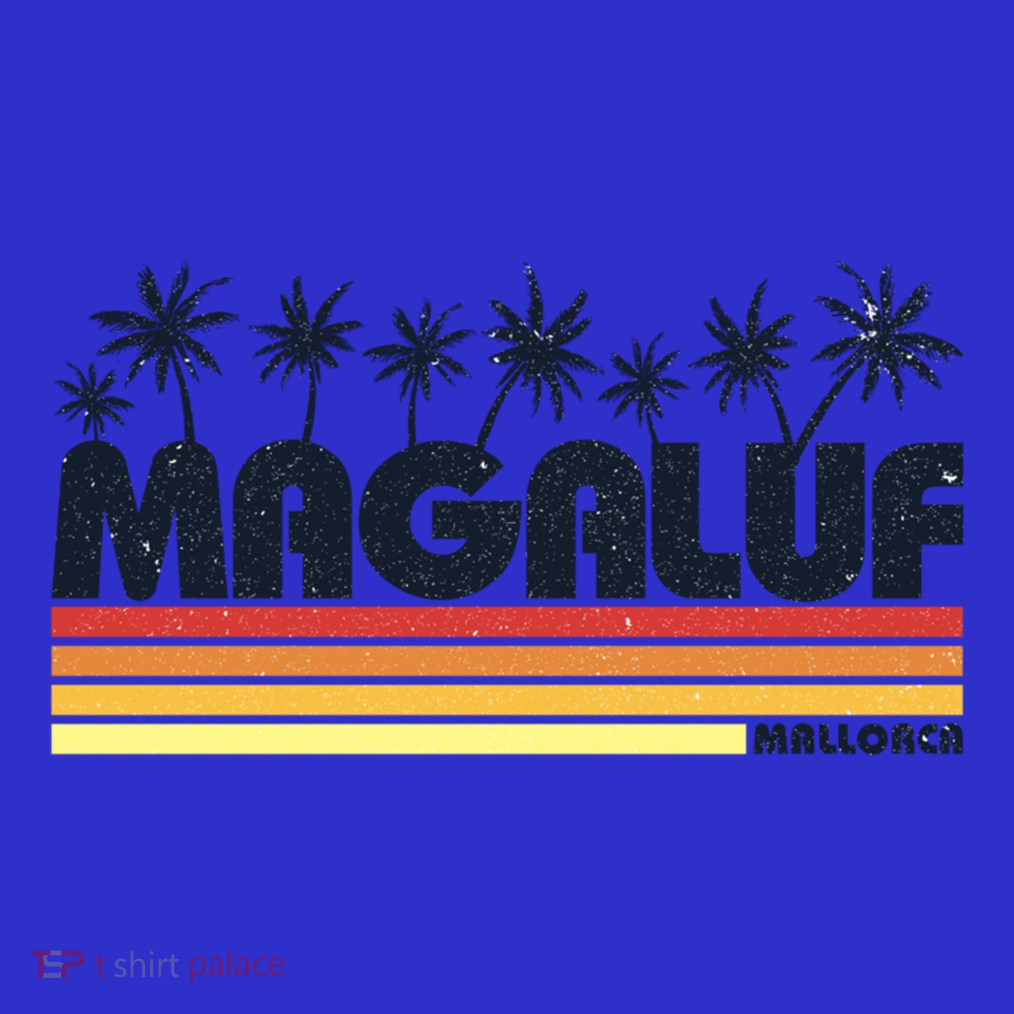 Magaluf Majorca Spain Retro Beach Tourism Meaningful Gift T-Shirt
