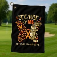 Ms Multiple Sclerosis Golf Towel thumb 1
