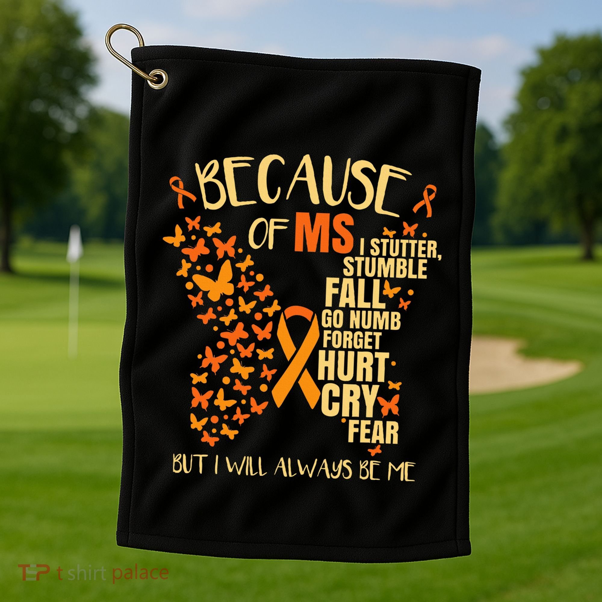 Ms Multiple Sclerosis Golf Towel