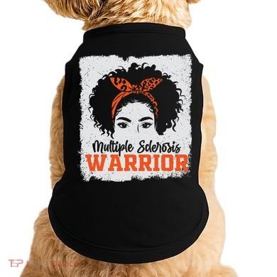 Ms Multiple Sclerosis Awareness Orange Ribbon Doggie Tank
