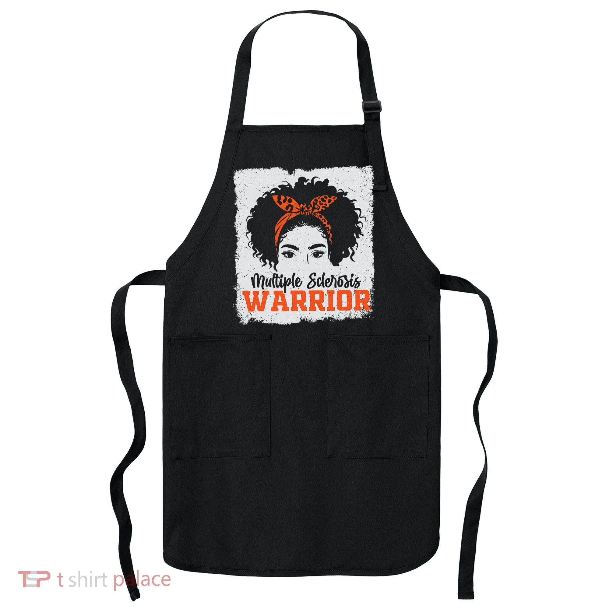 Ms Multiple Sclerosis Awareness Orange Ribbon Apron