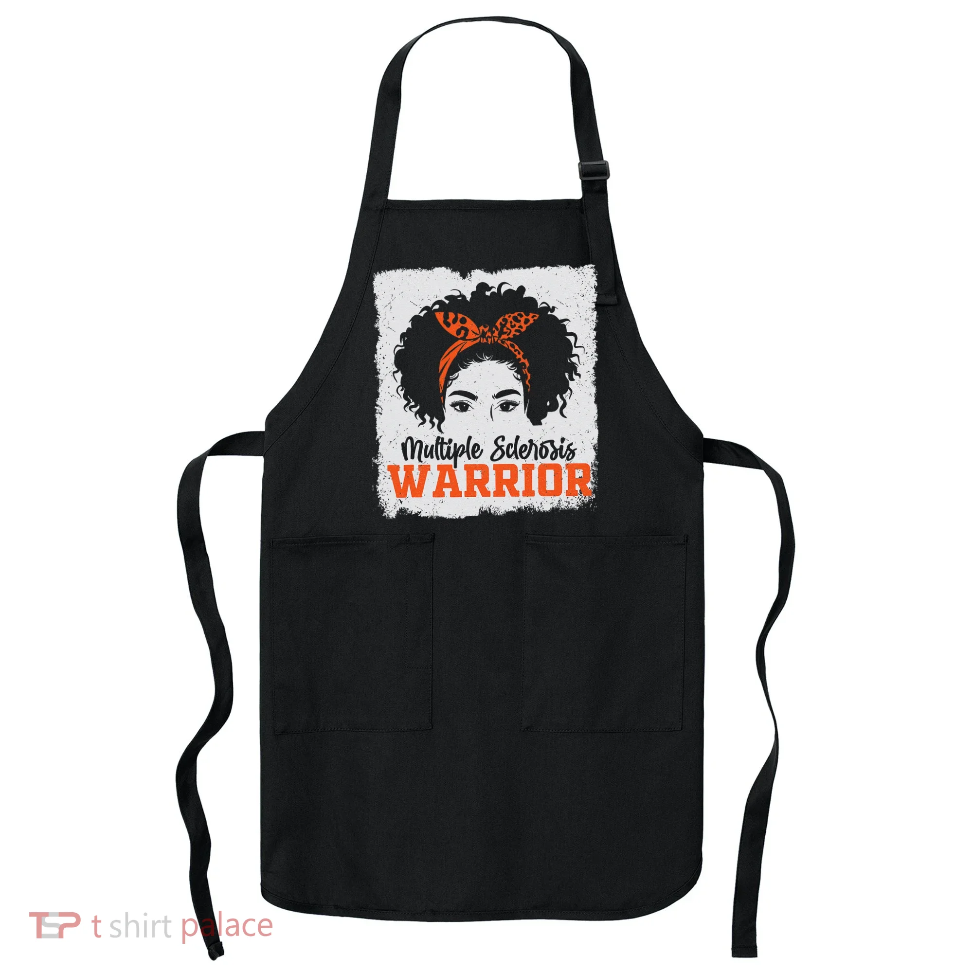 Ms Multiple Sclerosis Awareness Orange Ribbon Apron