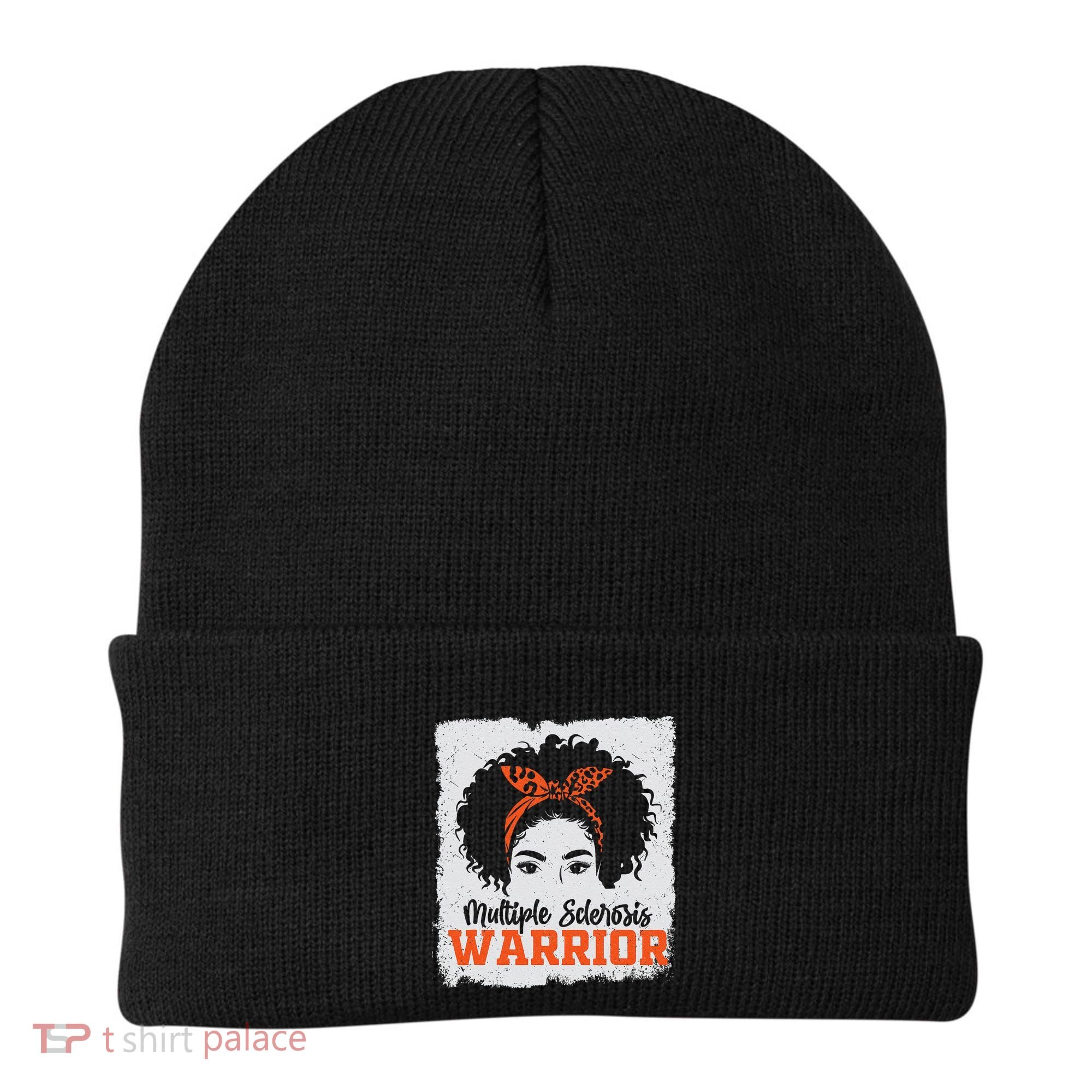 Ms Multiple Sclerosis Awareness Orange Ribbon Beanie