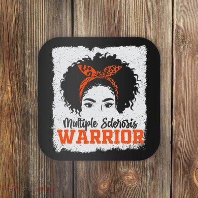 Ms Multiple Sclerosis Awareness Orange Ribbon Coaster