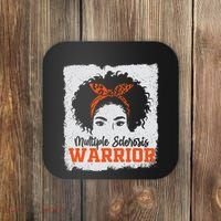 Ms Multiple Sclerosis Awareness Orange Ribbon Coaster thumb 0