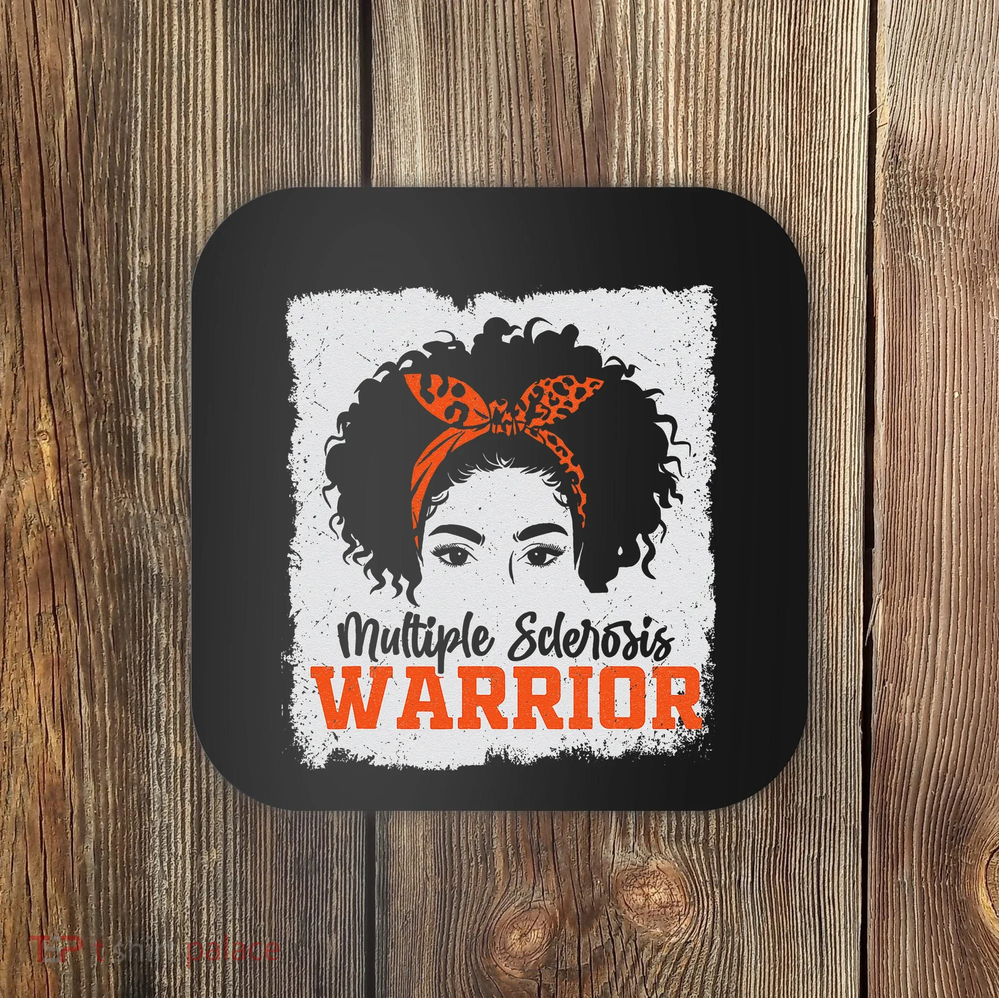 Ms Multiple Sclerosis Awareness Orange Ribbon Coaster