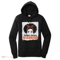 Ms Multiple Sclerosis Awareness Orange Ribbon Women's Hoodie thumb 0