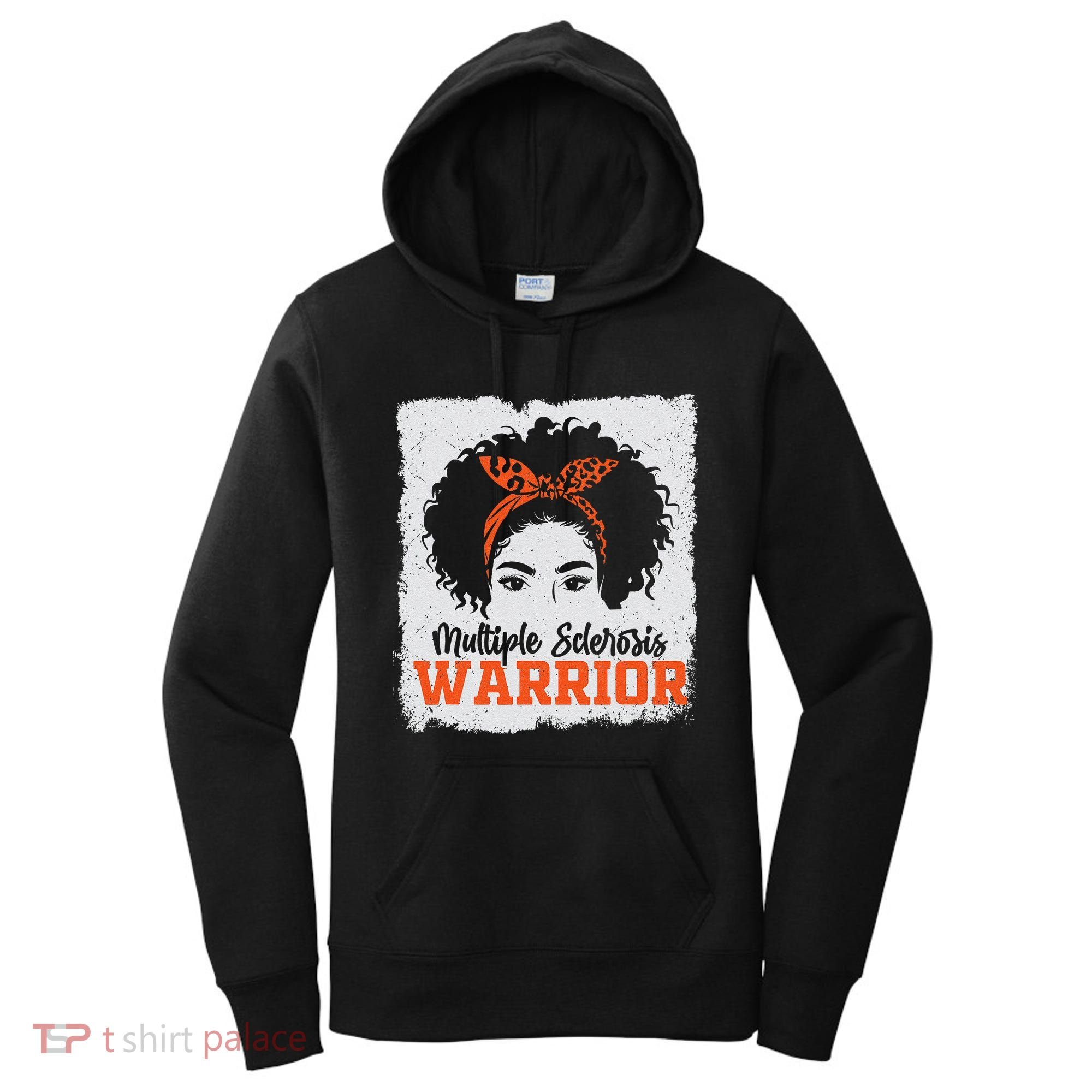 Ms Multiple Sclerosis Awareness Orange Ribbon Women's Hoodie