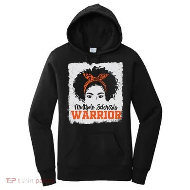 Ms Multiple Sclerosis Awareness Orange Ribbon Women's Hoodie