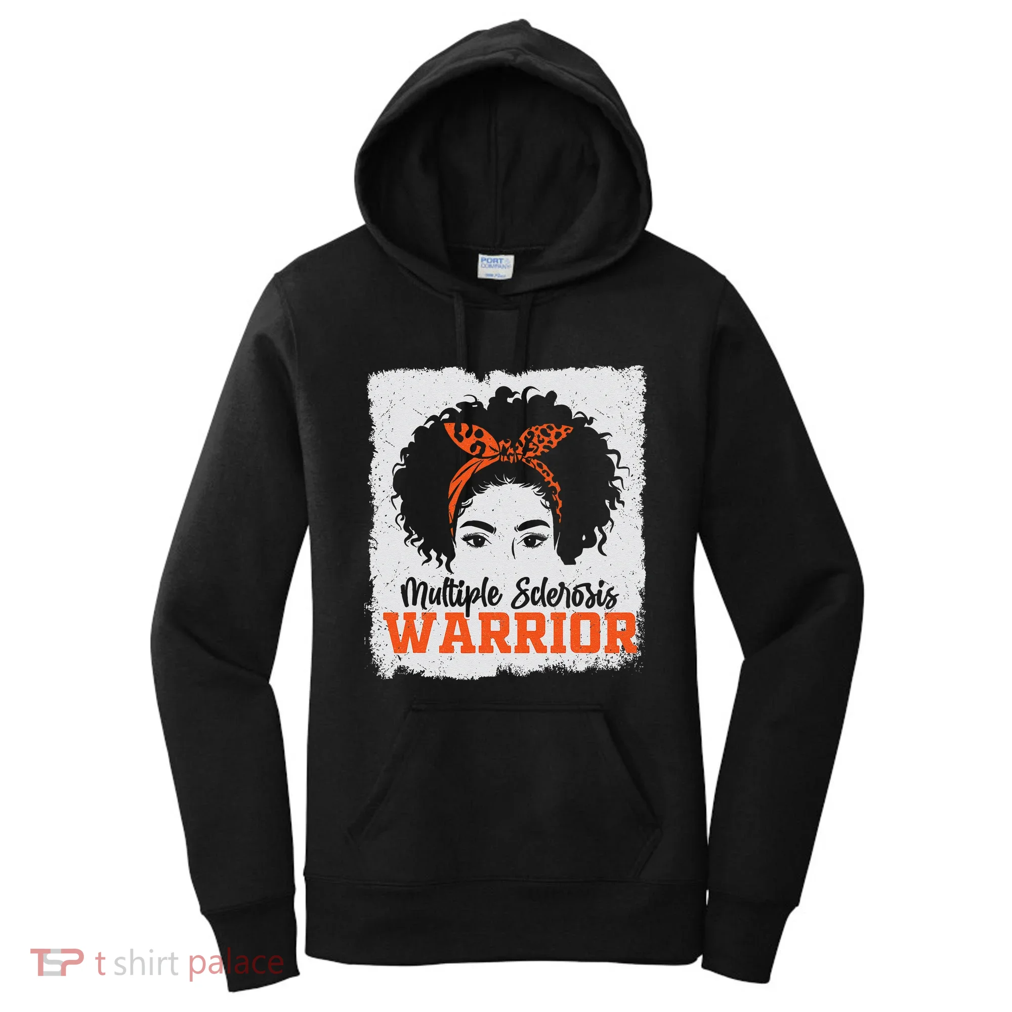 Ms Multiple Sclerosis Awareness Orange Ribbon Women's Hoodie